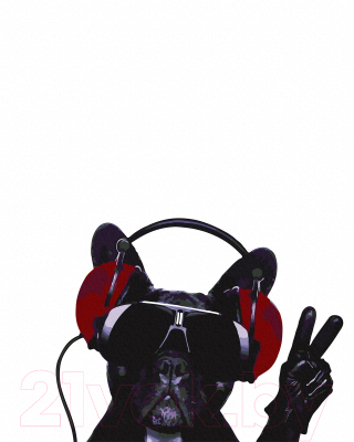 Картина по номерам PaintBoy Собака в наушниках / GX5806