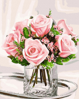 Картина по номерам PaintBoy Нежные розы / GX40052 - 