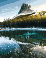 Картина по номерам PaintBoy Горы и река / GX40296 - 