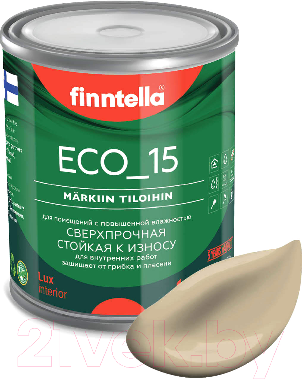 Краска Finntella Eco 15 Karamelli / F-10-1-1-FL068