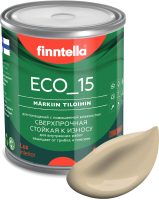 Краска Finntella Eco 15 Karamelli / F-10-1-1-FL068 (900мл, песочный) - 