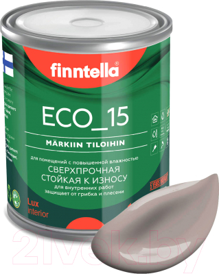 Краска Finntella Eco 15 Kaakao / F-10-1-1-FL075 (900мл, светло-коричневый)