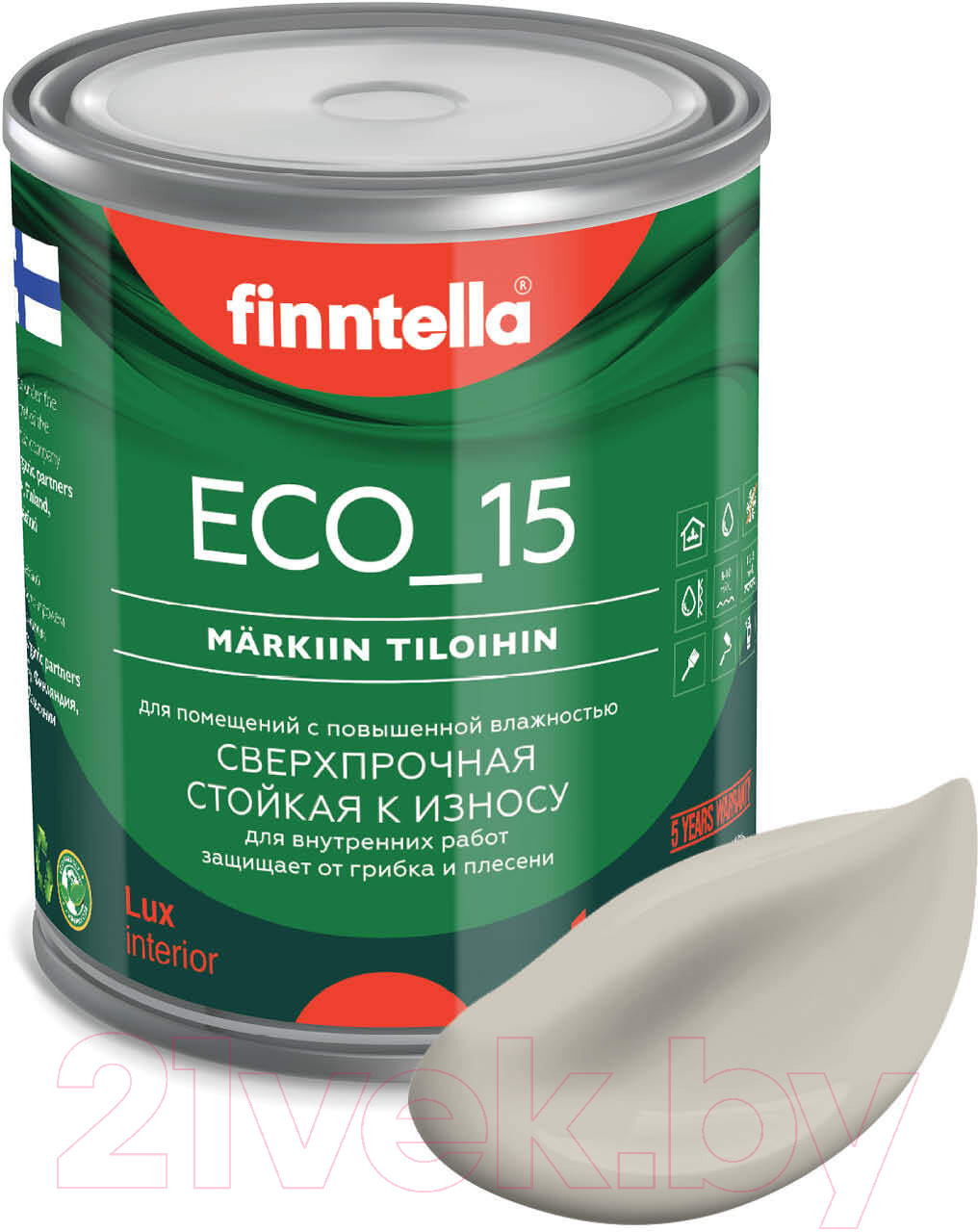 Краска Finntella Eco 15 Sansa / F-10-1-1-FL083