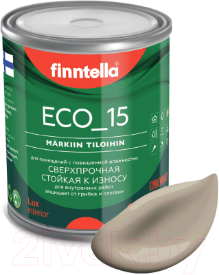 Краска Finntella Eco 15 Taos / F-10-1-1-FL087 (900мл, бежевый хаки)