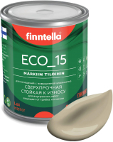 Краска Finntella Eco 15 Vuori / F-10-1-1-FL088 (900мл, бежевый хаки) - 