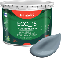 Краска Finntella Eco 15 Harmaa / F-10-1-3-FL005 (2.7л, серо-голубой) - 