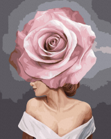 Картина по номерам PaintBoy Девушка-цветок / GX38663 - 