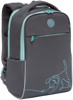 Школьный рюкзак Grizzly RG-267-4 (серый) - 