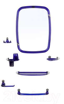 Комплект мебели для ванной Berossi Viva Classic НВ 10210001 (синий полупрозрачный)
