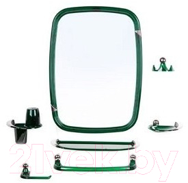 Комплект мебели для ванной Berossi Viva Classic НВ 10211001 (зеленый полупрозрачный)