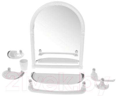 Комплект мебели для ванной Berossi Viva Danti НВ 10801001 (снежно-белый)