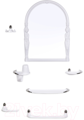 Комплект мебели для ванной Berossi Viva Ellada НВ 11101001 (снежно-белый)