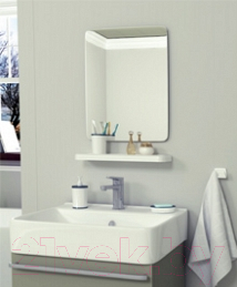Комплект мебели для ванной Berossi Minima НВ 11704000 (белый мрамор)