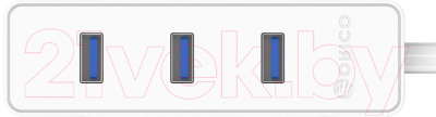 USB-хаб Orico W5PH4-U3 (белый)