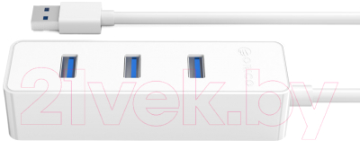 USB-хаб Orico W5PH4-U3 (белый)