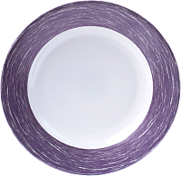 

Тарелка столовая глубокая, Brush Purple L0776