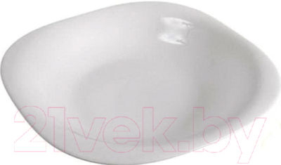 Тарелка столовая глубокая Luminarc Carine White L5406