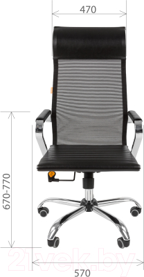 Изображение товара Кресло офисное Chairman 701 (экопремиум/сетка, черный)