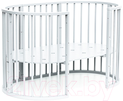 Детская кровать-трансформер Bambini М.01.10.14 (белый)