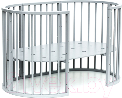 Детская кровать-трансформер Bambini М 01.10.14 (серый)