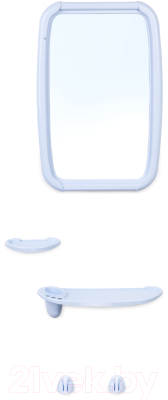 Комплект мебели для ванной Berossi Оптима НВ 06108000 (светло-голубой)