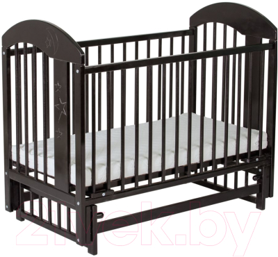 Изображение товара Детская кроватка Gnom Луна (маятник, венге)