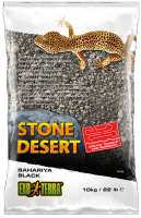 Грунт для террариума Exo Terra Bahariya Black Stone Desert PT3148/H231480 (10кг, черный) - 