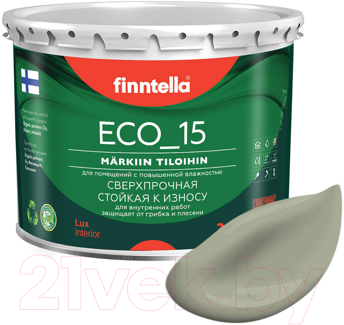 Краска Finntella Eco 15 Suojaa / F-10-1-3-FL024