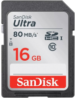 Карта памяти SanDisk Ultra SDXC 16GB (SDSDUNC-016G-GN6IN) - 