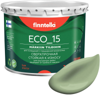 Краска Finntella Eco 15 Sypressi / F-10-1-3-FL026 (2.7л, светло-зеленый) - 