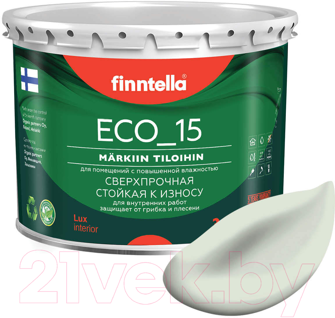 Краска Finntella Eco 15 Minttu / F-10-1-3-FL028