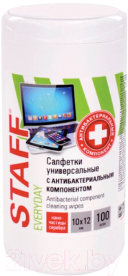 Салфетки для ухода за техникой Staff Everyday / 513478 (100шт)