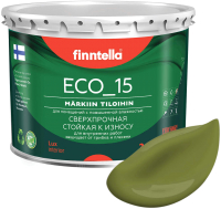 Краска Finntella Eco 15 Ruoho / F-10-1-3-FL030 (2.7л, травяной зеленый) - 