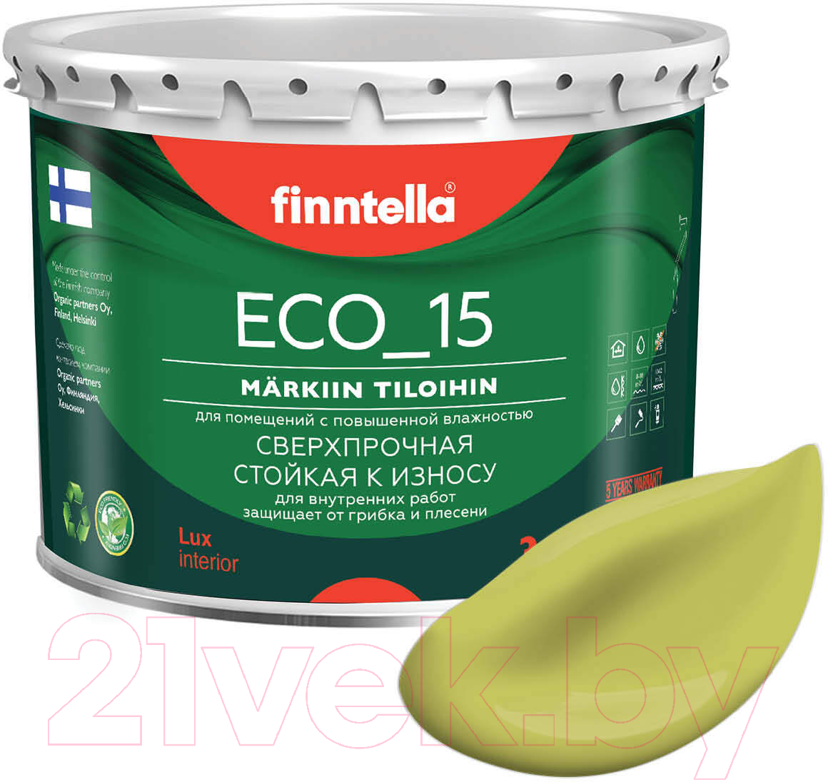 Краска Finntella Eco 15 Lahtee / F-10-1-3-FL031