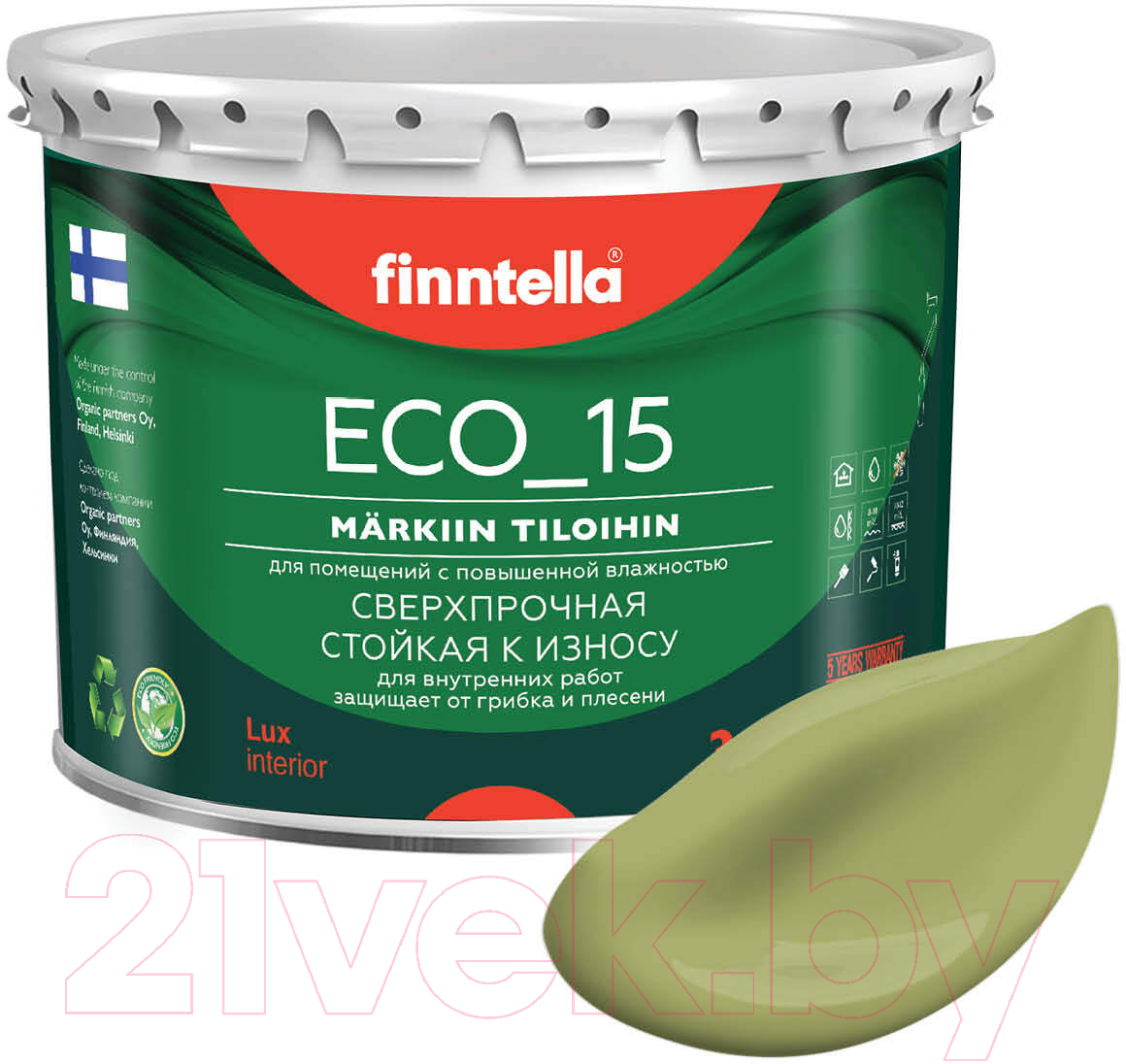 Краска Finntella Eco 15 Metsa / F-10-1-3-FL032