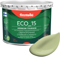 Краска Finntella Eco 15 Vihrea Tee / F-10-1-3-FL033 (2.7л, пастельно-зеленый) - 
