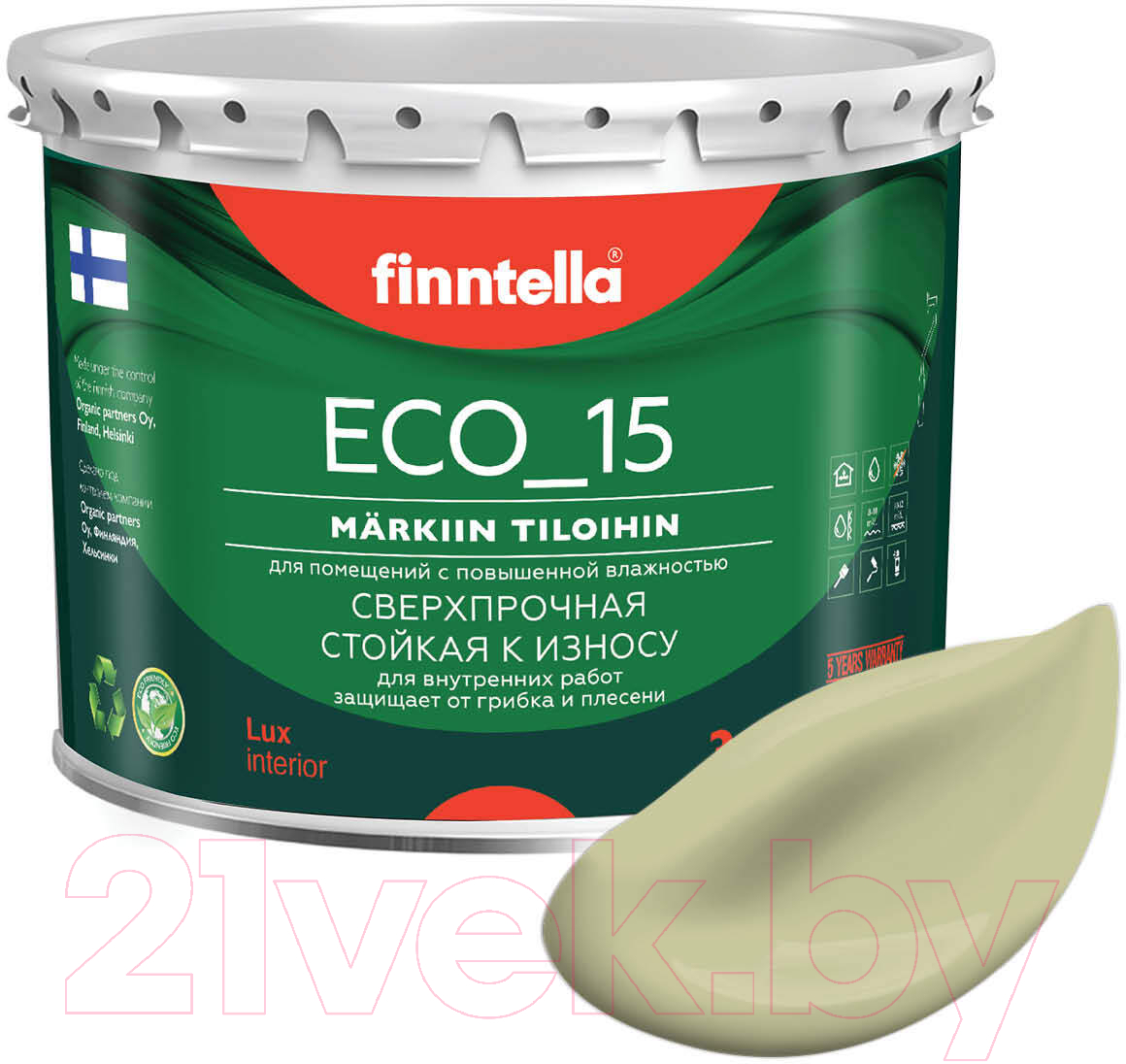 Краска Finntella Eco 15 Lammin / F-10-1-3-FL034