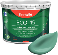 Краска Finntella Eco 15 Jade / F-10-1-3-FL036 (2.7л, бирюзовый) - 