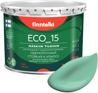 Краска Finntella Eco 15 Viilea / F-10-1-3-FL037 (2.7л, светло-бирюзовый) - 