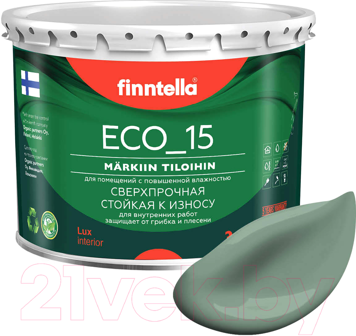 Краска Finntella Eco 15 Naamiointi / F-10-1-3-FL041