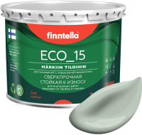 Краска Finntella Eco 15 Meditaatio / F-10-1-3-FL043 (2.7л, серо-зеленый) - 