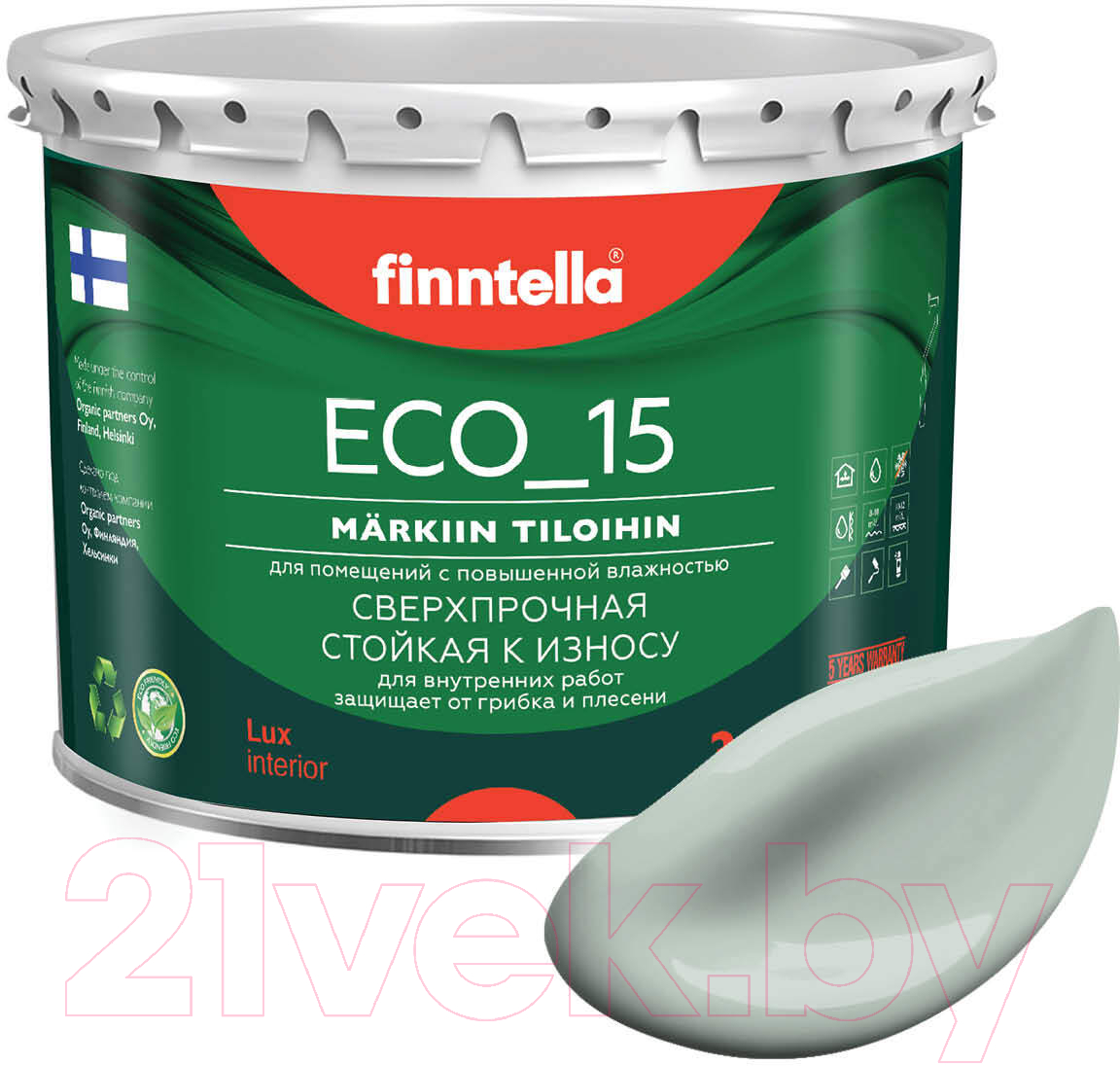 Краска Finntella Eco 15 Aave / F-10-1-3-FL044