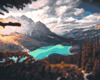 Картина по номерам PaintBoy Озеро в горах / GX41952 - 
