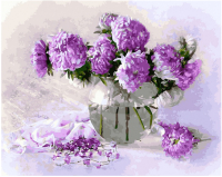 Картина по номерам PaintBoy Фиолетовый букет / GX30854 - 