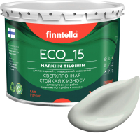 Краска Finntella Eco 15 Kanarian / F-10-1-3-FL054 (2.7л, светло серо-зеленый) - 
