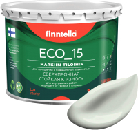 Краска Finntella Eco 15 Pinnattu / F-10-1-3-FL055 (2.7л, светло серо-зеленый) - 