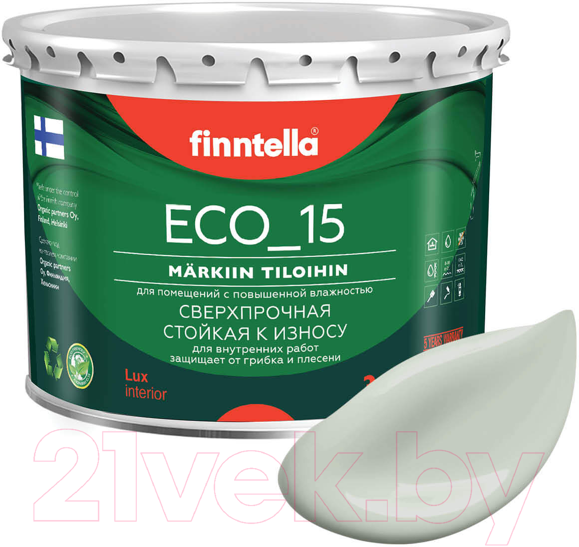 Краска Finntella Eco 15 Akaatti / F-10-1-3-FL057