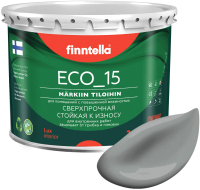 Краска Finntella Eco 15 Tiina / F-10-1-3-FL058 (2.7л, темно-серый) - 