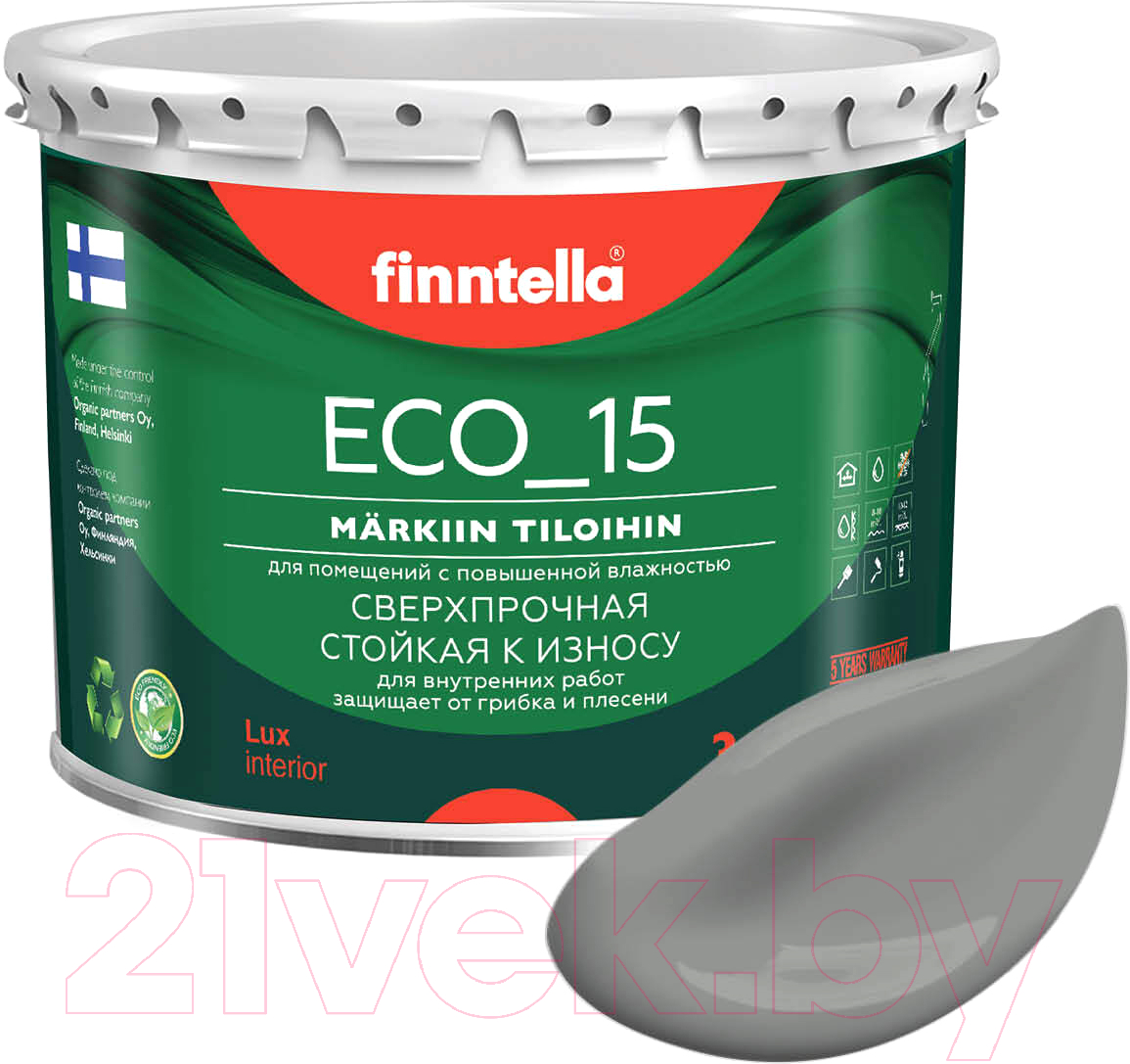 Краска Finntella Eco 15 Kivia / F-10-1-3-FL059