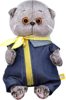 

Мягкая игрушка Budi Basa, Басик Baby в джинсовом комбинезоне / BB-079